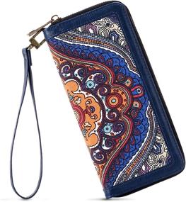 img 4 attached to Womens Wallets Organize Removable Wristlet Women's Handbags & Wallets via Wallets