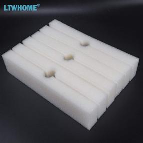 img 2 attached to LTWHOME Foam Filters Suitable Fluval Fish & Aquatic Pets for Aquarium Pumps & Filters