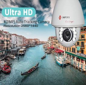 img 1 attached to IMPORX 30X 3MP Auto Tracking PTZ IP Camera With High Speed Dome, 2560X1440P H.265, 500Ft IR Distance, Fan Heater And Wiper - Supports Micro SD Card And P2P
