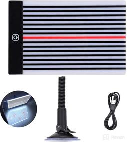 img 4 attached to 🚗 SFASTER Professional Car LED Stripe Line Board Light: Repair Tool with Adjustable Holder & USB Power Button - 3 Brightness Controls