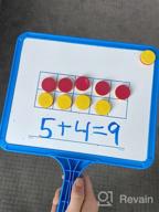 img 1 attached to Set Of 5 Magnetic Dry-Erase Ten Frame Paddles By EAI Education review by Jim Worthington