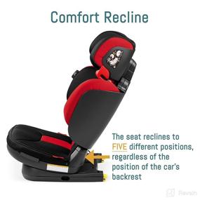 img 1 attached to 🚗 Peg Perego Viaggio Flex 120 - Booster Car Seat - 40 to 120 lbs - Made in Italy - Licorice, Black color