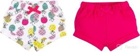 img 4 attached to Organic Baby/Toddler Shorts: Lamaze's Comfortable 👶 and Stylish Choice for Girls, Boys, and Unisex