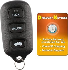 img 3 attached to 🚗 Affordable Replacement Key Fob Car Remote for Toyota Avalon HYQ12BBX, HYQ12BAN - Discounted Prices!