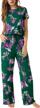 stylish and comfortable: lainab women's floral summer jumpsuits with loose short sleeves logo