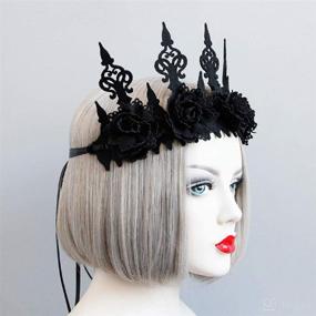 img 2 attached to 🎃 Halloween Headband Costume Accessories for Masquerade Parties