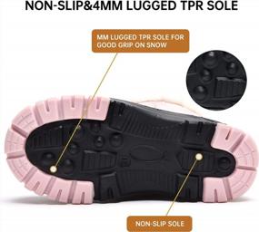 img 2 attached to Stay Warm And Dry With Quseek Kids Winter Snow Boots: Waterproof, Insulated, And Non-Slip!
