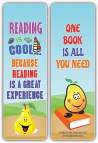 img 1 attached to 60-Pack Creanoso Fruits Reading Is Cool Educational Bookmarks For Kids – Quality Gift Tokens For Boys, Girls, Teens & Young Bookworms