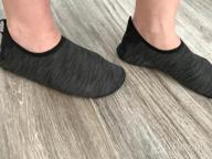 картинка 1 прикреплена к отзыву VIFUUR Barefoot Sock Shoes For Men And Women - Soft And Breathable Knitted Slippers For Yoga And Indoor Use, Non-Slip Rubber Sole Included от Niko Knight