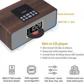 img 2 attached to Experience Nostalgic Music With KEiiD CD Player Retro Home Boombox: Get The Used-Like New Version For Just $99