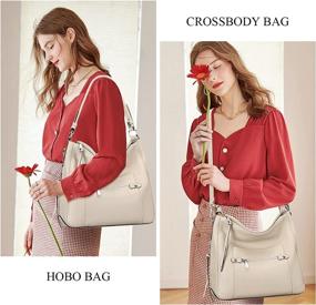 img 3 attached to 👜 Стильные черные сумочки и кошельки для женщин от Hobo Bags - плечевые ремни O171E