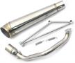 gidibii stainless steel exhaust muffler system for gy6 125cc/150cc scooters, zoomer & honda ruckus 2002-2015 logo
