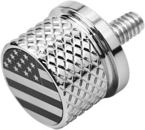 img 1 attached to Stainless Knurled Fender Thread Davidson Motorcycle & Powersports via Parts