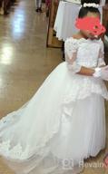 img 1 attached to Carat Elegant Flower Beading Communion Girls' Clothing in Dresses review by Patrick Myers