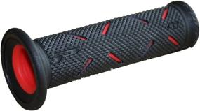 img 1 attached to Enhance Control with 🏍️ Progrip 717BlackRed Superbike Grips, Black/Red