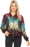 anna kaci womens sequin sleeve jacket women's clothing ~ coats, jackets & vests логотип