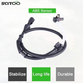 img 1 attached to High-Quality SCITOO 2 pcs Front Wheel Speed Sensors for Ford Expedition, F-150, F-250 & Lincoln Navigator