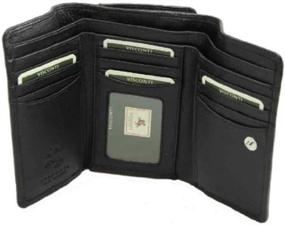 img 1 attached to Visconti Heritage Leather Womens Trifold Women's Handbags & Wallets ~ Wallets