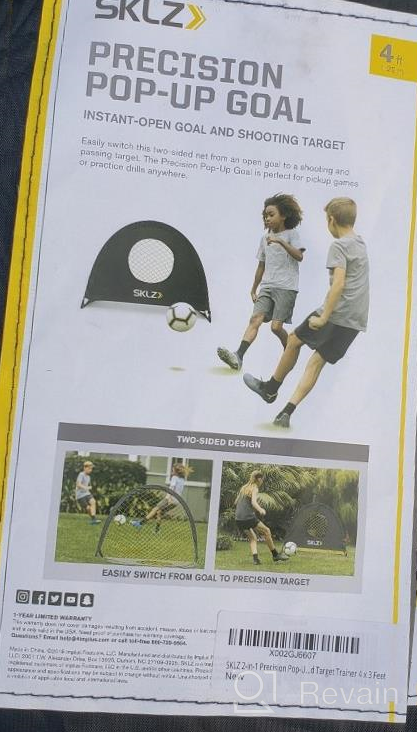 img 1 attached to ⚽ SKLZ Precision Pop-Up Soccer Goal and Target Trainer - 2-in-1 Kit review by Brandon Jaime