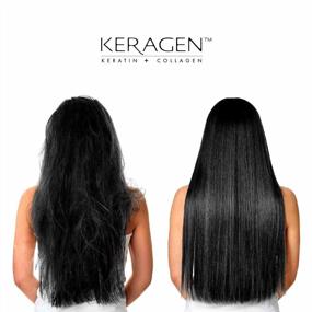 img 1 attached to Get Smooth, Straight Hair With Keragen'S Brazilian Keratin Home Kit: Includes Forte Treatment, Clarifying Shampoo & Aftercare Samples!
