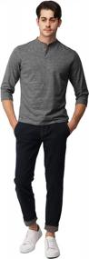 img 1 attached to Sleek and Stylish: H2H Casual T Shirts SkyBlue CMTTS0194 for Men - Top Quality Clothing!