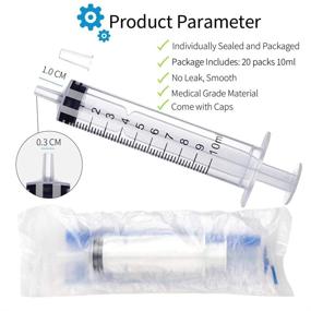 img 3 attached to 10Ml Syringe 20-Pack - Sterile Sealed, No Needle | Luer Slip Tip Plastic 10Ml Syringes