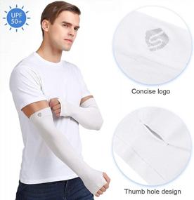 img 3 attached to Shield Your Arms From UV Rays With SHINYMOD Compression Arm Sleeves For Men And Women