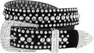 ladies western rhinestone cowgirl crystal women's accessories ~ belts logo