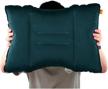 airlivez1000 self-inflating compressible foam pillow - ultimate comfort for backpacking, camp bed & car/plane lumbar support (deep teal) logo