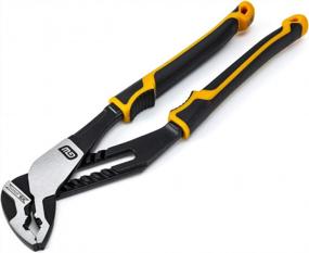 img 4 attached to GEARWRENCH 10-Inch Pitbull K9 V-Jaw Dual Material Tongue And Groove Pliers - 82172C