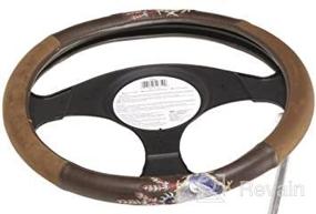 img 1 attached to 🚗 Enhance Your Driving Experience with Auto Expressions Dream Catcher Steering Wheel Cover!