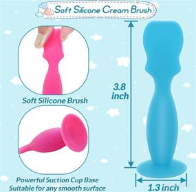 img 3 attached to KHTD Baby Diaper Cream Spatula Applicator: Soft Silicone Spatulas for Gentle Rash Cream Application - 4 Pack