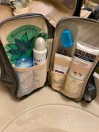 img 1 attached to Extra Large Hanging Toiletry Bag: Perfect For Travel, Makeup & Bathroom Organization! review by Dawn Valdez