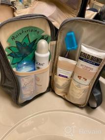 img 5 attached to Extra Large Hanging Toiletry Bag: Perfect For Travel, Makeup & Bathroom Organization!