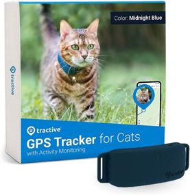 img 4 attached to 🐈 Tractive Waterproof GPS Cat Tracker - Track Location & Activity Anywhere with Unlimited Range (Dark Blue)