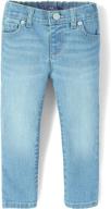 👖 girls skinny jeans in jayblue - the childrens place logo