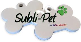 img 4 attached to Subli-Pet Customizable Sublimation Pet Plate by Subli-cloth - Dog Pack (10 units)