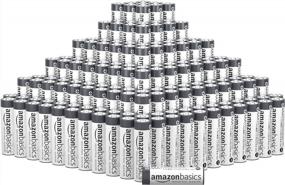 img 1 attached to Amazon Basics 300 Pack AAA Industrial Alkaline Batteries, 5-Year Shelf Life, Easy To Open Value Pack