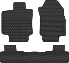 img 4 attached to San Auto Weather Protection Odorless Interior Accessories -- Floor Mats & Cargo Liners