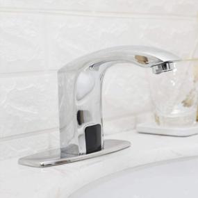 img 2 attached to Upgrade Your Bathroom With Touchless Technology: Greenspring Automatic Sensor Faucet For Hands-Free Convenience