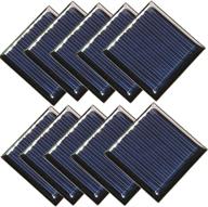 10pcs 2v 60mah 0.12w 45x45mm micro mini power solar cell panel module for diy solar light phone charger toy flashlight логотип