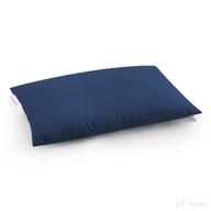 💤 pro goleem navy blue small pillow 11’’x6’’x2.5’’ - perfect for sleeping, traveling, and more! logo