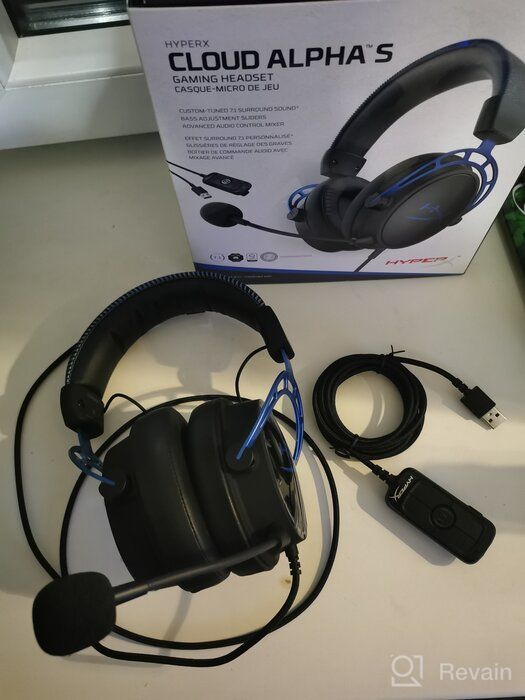 img 3 attached to HyperX Cloud Alpha S - The Ultimate PC Gaming Headset with 🎧 7.1 Surround Sound, Adjustable Bass, Dual Chamber Drivers, and Memory Foam in Blue. review by Ka Sem ᠌