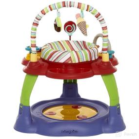 img 4 attached to Dream Me Carnival Activity Bouncer Baby & Toddler Toys