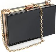 👜 versatile acrylic clutch: chic handbag, wallet, and shoulder bag combination for women logo