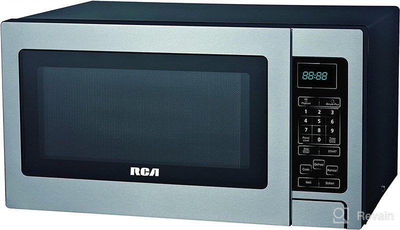 rca rmw727 큐빅 전자레인지 스테인리스 로고