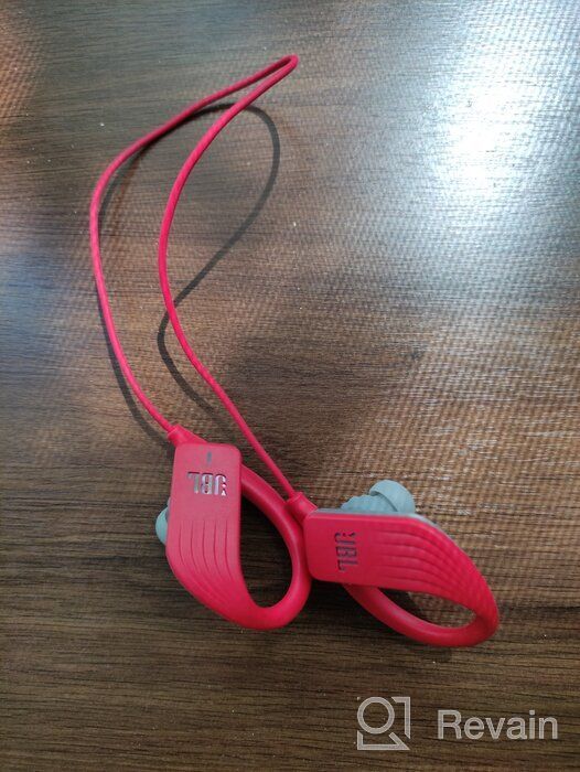 img 1 attached to JBL Endurance SPRINT Wireless Headphones, red review by Kenta Saito ᠌