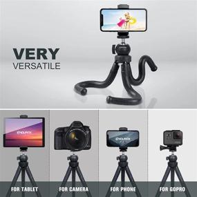 img 3 attached to 📱 Endurax Universal Tablet and Phone Tripod Stand with Remote Shutter for iPad, iPhone, Android – Ideal for Facetime, Zoom Class, Vlogging, Video Recording