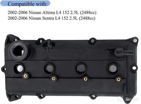 img 3 attached to 🔧 Engine Valve Cover for Nissan Altima and Sentra L4 2.5L (2002-2006) - Compatible with 13264-3Z001 264-982