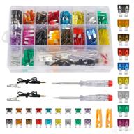 🚗 306-piece automotive fuses assortment kit - coolrunner blade type car fuse set, including mini, standard, and low profile mini fuses (2a/5a/7.5a/10a/15a/20a/25a/30a) - ideal for car/rv fuse replacement (306) logo